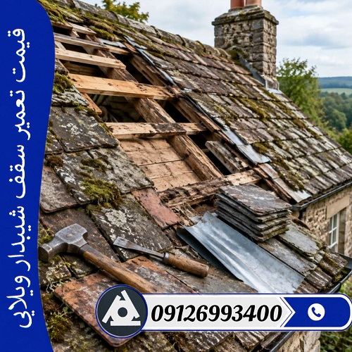 قیمت تعمیر سقف شیبدار ویلایی